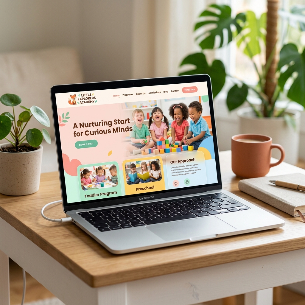 Because We Care Learning Academy website