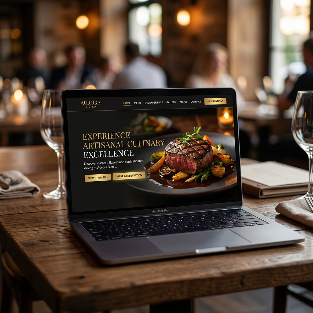 Local restaurant website